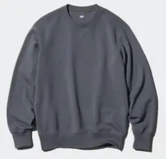 完売品　UNIQLO スウェットシャツクルーネック DARK GRAY M