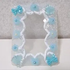 【訳あり品】硬質ケースデコホイップデコブルー水色系