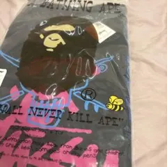 BAPE × stussy30thスカルプリント Tシャツ 黒 Mサイズ - メルカリ