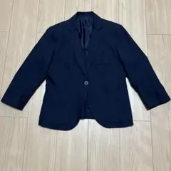 【UNIQLOユニクロ】UVカットリラックスジャケット　ネイビー　Mサイズ