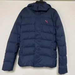 美品！Puma フード付き ダウンジャケット　ダウン90% フェザー10%