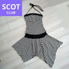 SCOT CLUB ストライプ ノースリーブ ワンピース（M）送料無料のサムネイル