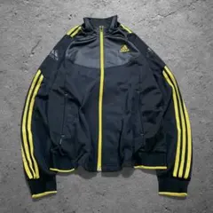 archive OLD adidas track jacket 黒黄 L