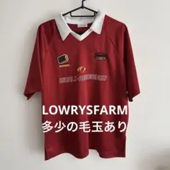 LOULIE TASH ワッペン付き 半袖ポロシャツ レッドのサムネイル