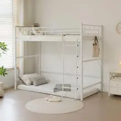 ホワイトロフトベッド 210cm x 97.5cm - メルカリ