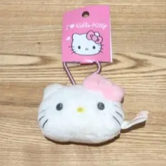 ハローキティ キティちゃん カラビナ付き ぬいぐるみキーホルダー