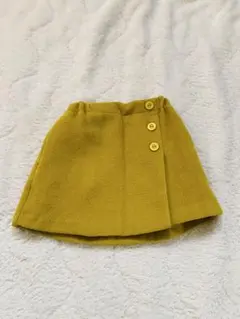 petit main マスタード スカート 100cm