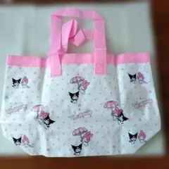 My Melody ドット柄ビニールバッグ