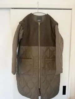 HK WORKS LONDON キルティングジャケット M オリーブグリーン