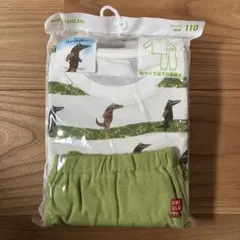 【新品・未開封】ユニクロ レオレオニ ワニ 長袖パジャマ 110 年中素材