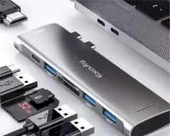 Macbook ハブ USB C ハブ 7-in-2 MacBook Pro