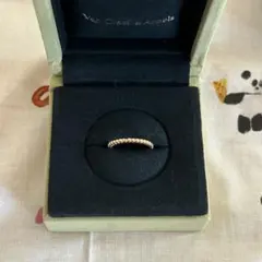 Van Cleef & Arpels ペルレ スモール ピンクゴールド48 Van Cleef & Arpels ペルレ ゴールド パール リング スモール ピンク