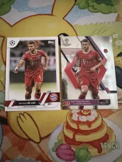 topps finest マタイスデリフト バイエルン 2枚