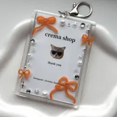 トレカキーホルダー　韓国　y2k トレカ　レジンデコ　トレカケース　①c01