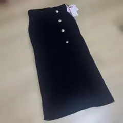 新品未使用ブラックタイトスカートLサイズ