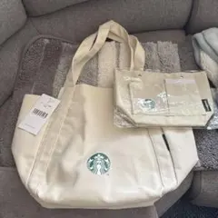 未使用★スターバックス福袋2025★トートバッグとバッグインポーチ