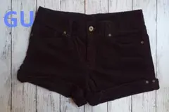 GUブラックコーデュロイショートパンツ♡Mサイズ