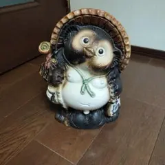 信楽焼 福狸 13号 福々狸 たぬき 狸 縁起物 八相縁起 工芸品 伝統工芸