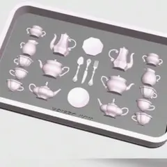 レジンモールド ティーセット ミニチュア