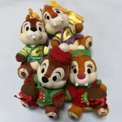 チップとデール ぬいぐるみバッチ セット