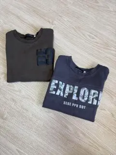 BEBE 長袖Tシャツ 100cm 2枚セット