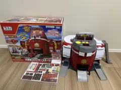 トミカビームで出動!大回転ファイヤーステーション+トミカビーム ポンプ消防車のサムネイル