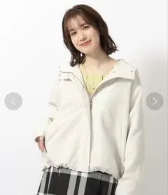 SHOO・LA・RUE/DRESKIP マウンテンパーカー アイボリー　白