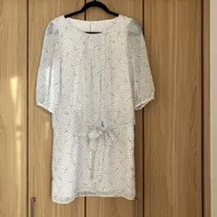 ルクールブラン　花柄ワンピース