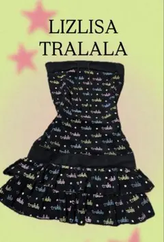♡平成 ギャル LIZLISA TRALALA ベアトップミニワンピース♡