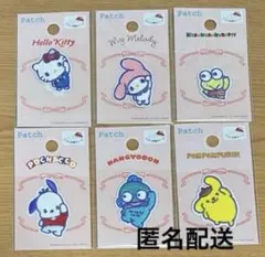 サンリオ　ワッペン　刺繍　かわいい　６セット　セリア