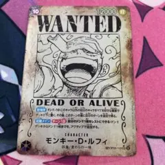 【美品】【希少】ワンピースカード SP SEC 手配書 ニカ ルフィセット