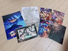 【7点セット】 鬼滅の刃 無限城編 パンフレット　イラストボード　など　入場特典