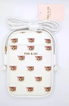 新品未使用 PAUL & JOE ヌネット スマホショルダーバッグ アイボリー