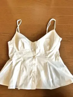 ZARA ぺプラムトップス　XSのサムネイル
