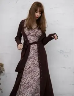 Her lip to ロングカーディガン