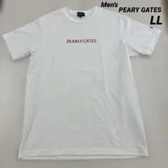 PEARLY GATES メンズ 半袖Tシャツ ホワイト LL
