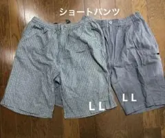 ショートパンツ　短パン　ハーフパンツ　ルームウェア　チェック柄　アウトドア　2枚のサムネイル