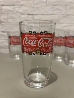 未使用　Coca-Cola コカコーラ グラス 6客セット レトロデザイン