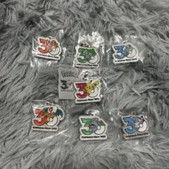 ポケモ30周年 メタルチャームマスコット　コンプリート