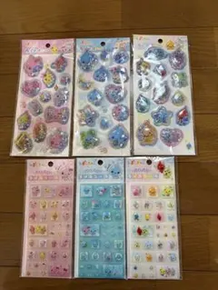 平成レトロ フレークシール20枚セット 星のわたあめ屋さん カミオ 
