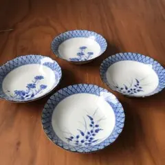 和食器　小鉢　小皿4個セット　昭和レトロ　取り皿