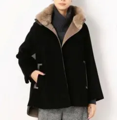 K.T KIYOKO TAKASE アンゴラ　レッキスラビット　ショートコートのサムネイル