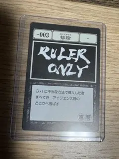 HUNTER×HUNTER G・I カード 排除 RULER ONLY 第一弾 2026年最新】ruler onlyの人気アイテム - メルカリ