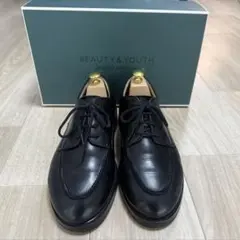 BEAUTY&YOUTH フレンチUチップ シューズ 26cm ブラックのサムネイル