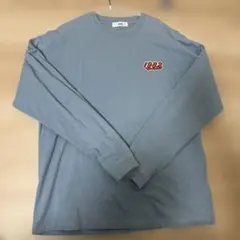 1982 長袖Tシャツ 青 プリント入り