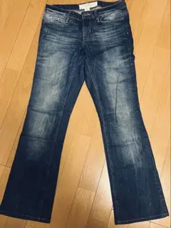 H&M L.O.G.G. デニム ジーンズ W26 フレア ブーツカット