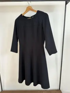 【美品】NATURAL BEAUTY BASIC ブラックワンピース S