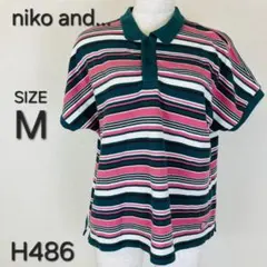 niko and... ニコアンド 半袖ポロシャツ ワイドシルエット H486のサムネイル