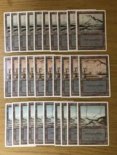 第4版の山/Mountain 絵柄別30枚セット 英語版 4ED 土地 MTG - メルカリ