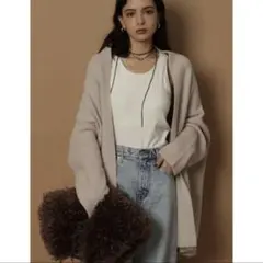 Arpege story アルページュ❤︎ブークレトッパーニットコートのサムネイル